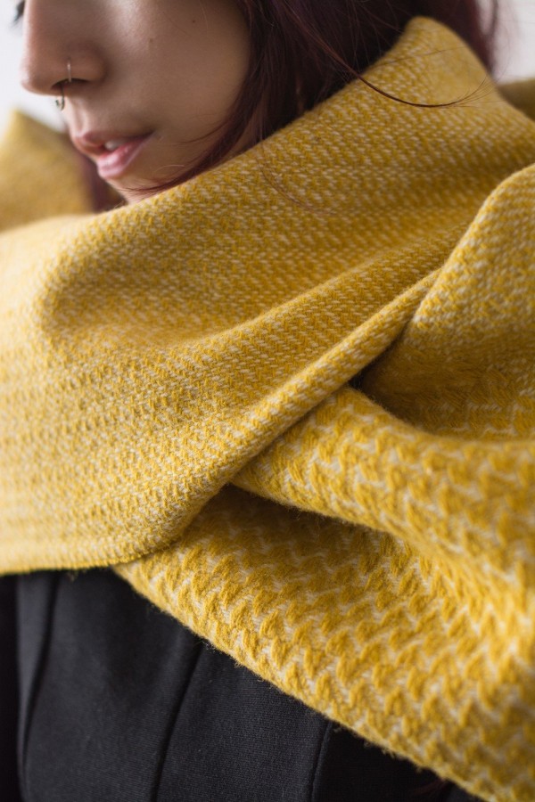 Scarf - Swallow Cloud Yellow
