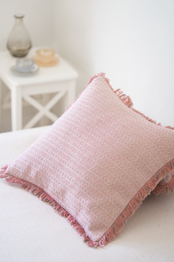Cushion cover with fringe | RECYCLED...