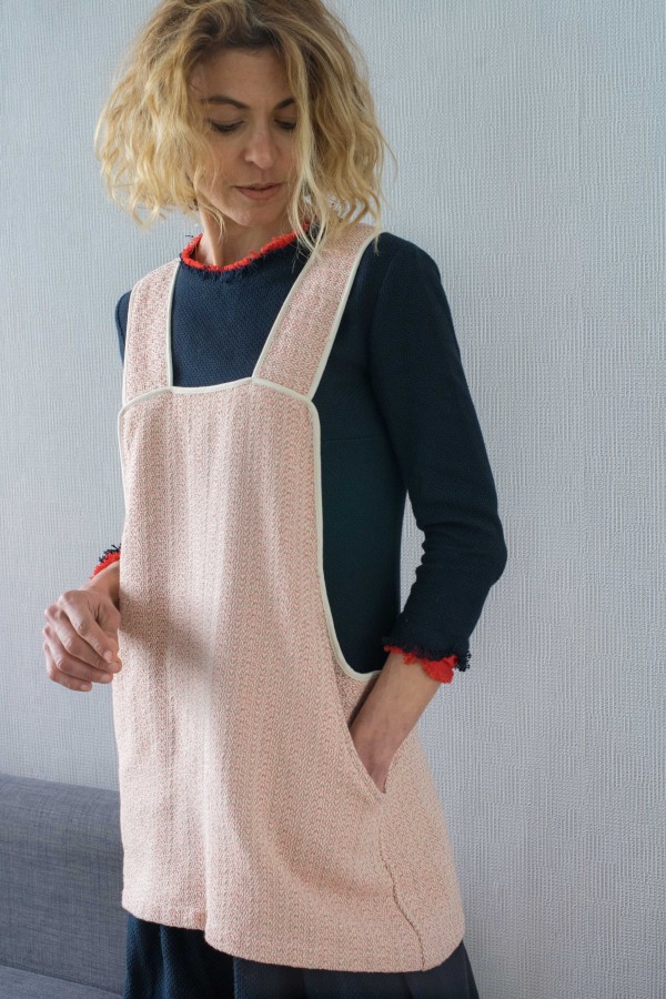 Apron in Recycled Cotton