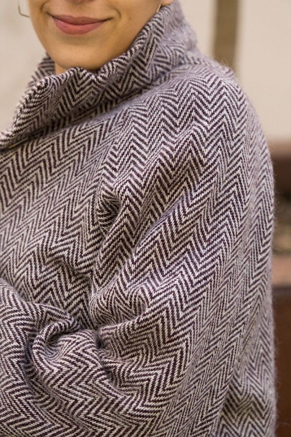 "Raglan" Coat, Lined with Neck