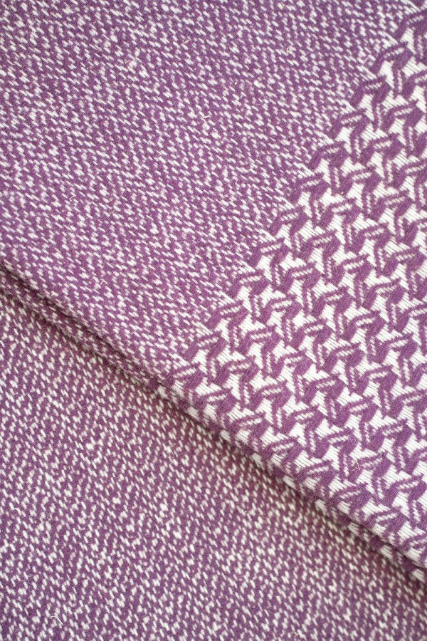 Wool Pillowcase | Swallow Cloud - Violet